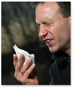 Wash hands after sneezing, coughing, etc.